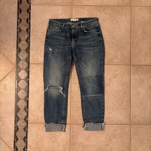 L.O.G.G. (Label of Graded Goods) Distressed Blue Jeans, size 27”